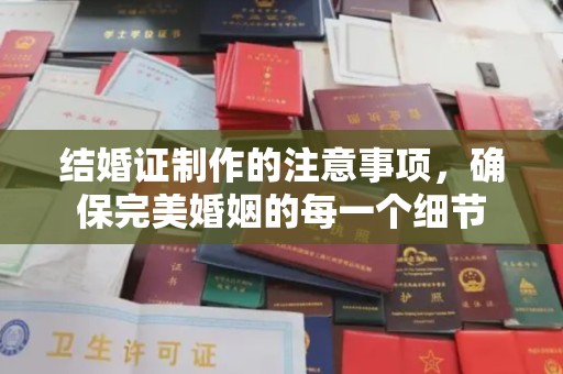 龙岩结婚证制作的注意事项，确保完美婚姻的每一个细节