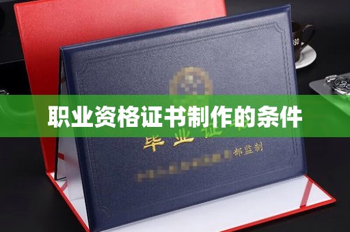 龙岩职业资格证书制作的条件