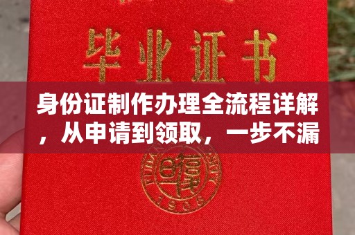 龙岩身份证制作办理全流程详解，从申请到领取，一步不漏！